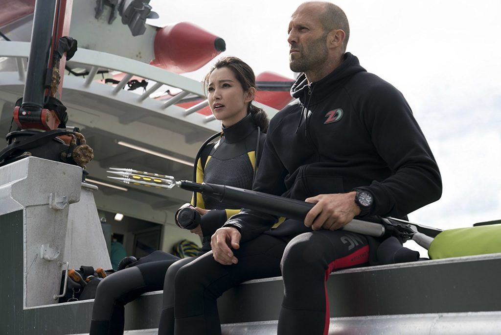The Meg Jason Statham and Li Bingbing in The Meg (2018)