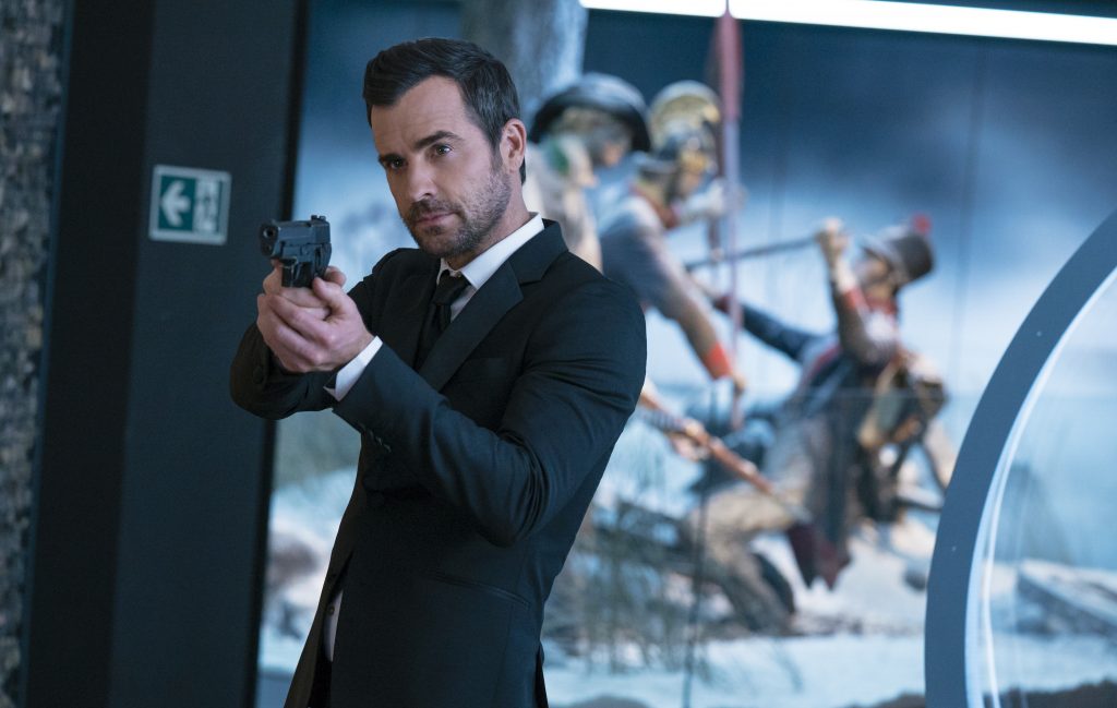 Justin Theroux as "Drew" in THE SPY WHO DUMPED ME. Justin Theroux as "Drew" in THE SPY WHO DUMPED ME. Photos by Hopper Stone. Lionsgate Entertainment