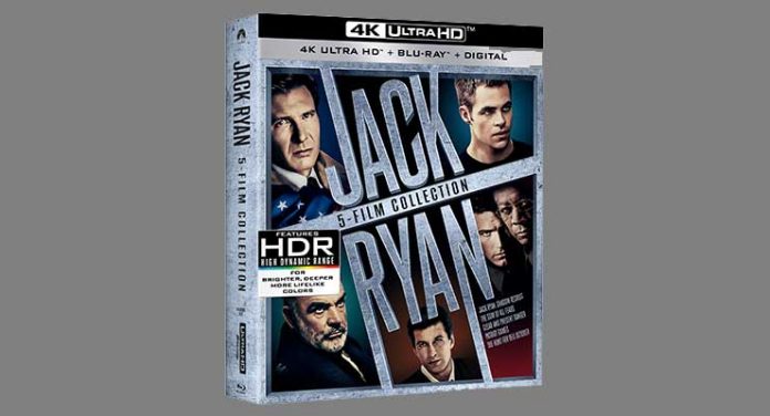 Jack Ryan 5-Film Collection 4K Ultra HD Blu-ray (Paramount) Packshot