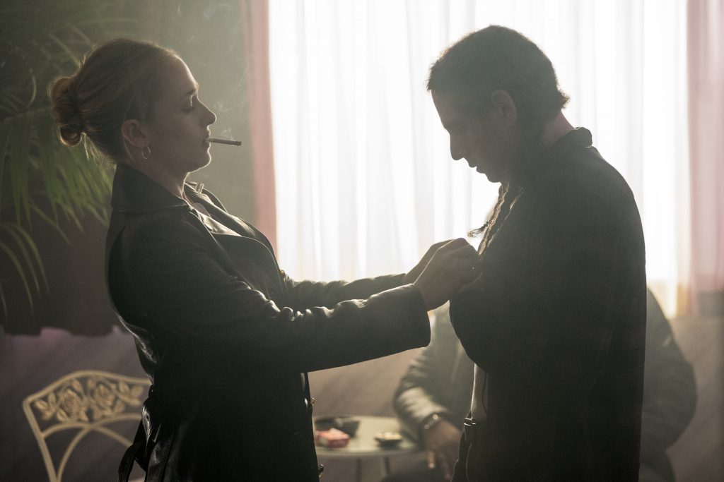 Maniac Jemima Kirke and Jonah Hill in Netflix Limited Series Maniac (2018). Photo Credit: Michele K. Short / Netflix