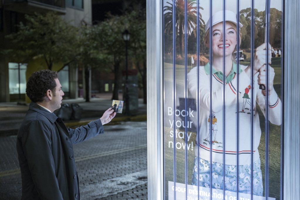 Maniac Jonah Hill and Emma Stone in Netflix Limited Series Maniac (2018). Photo Credit: Michele K. Short / Netflix