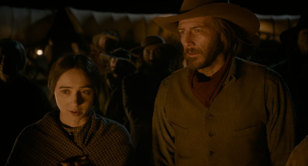 THE BALLAD OF BUSTER SCRUGGS Zoe Kazan is Alice Longabaugh and Bill Heck is Billy Knapp in The Ballad of Buster Scruggs, a film by Joel and Ethan Coen.