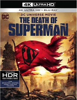 The Death of Superman 4K Ultra HD Combo Pack (Warner Bros.) Cover Art