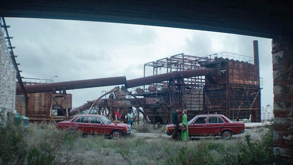 The Little Drummer Girl Alexander Skarsgård and Florence Pugh in The Little Drummer Girl (2018)