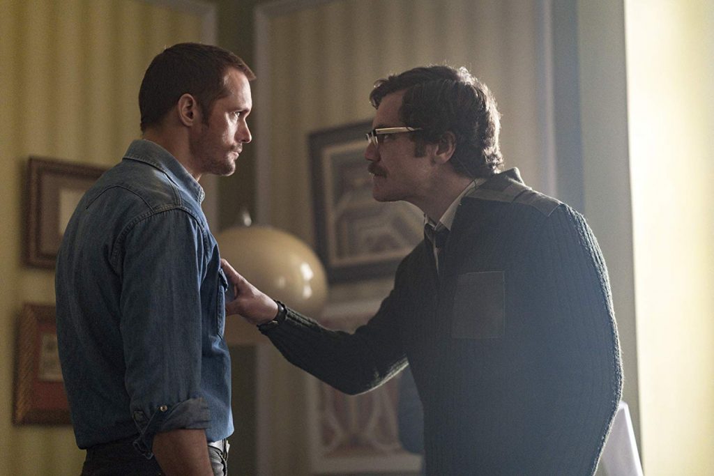 The Little Drummer Girl Alexander Skarsgård and Michael Shannon in The Little Drummer Girl (2018)