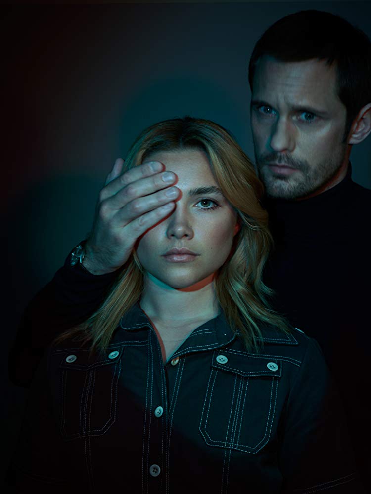The Little Drummer Girl Alexander Skarsgård and Florence Pugh in The Little Drummer Girl (2018)