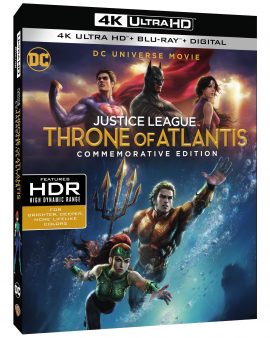 Justice League: Throne of Atlantis 4K Ultra HD Combo Pack (Warner Bros)