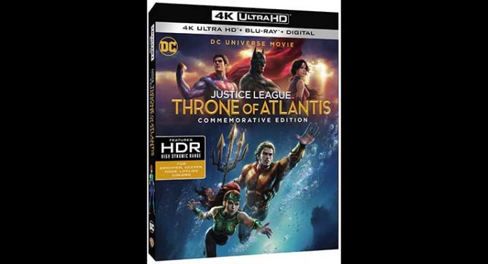 Justice League: Throne of Atlantis 4K Ultra HD Combo Pack (Warner Bros.)