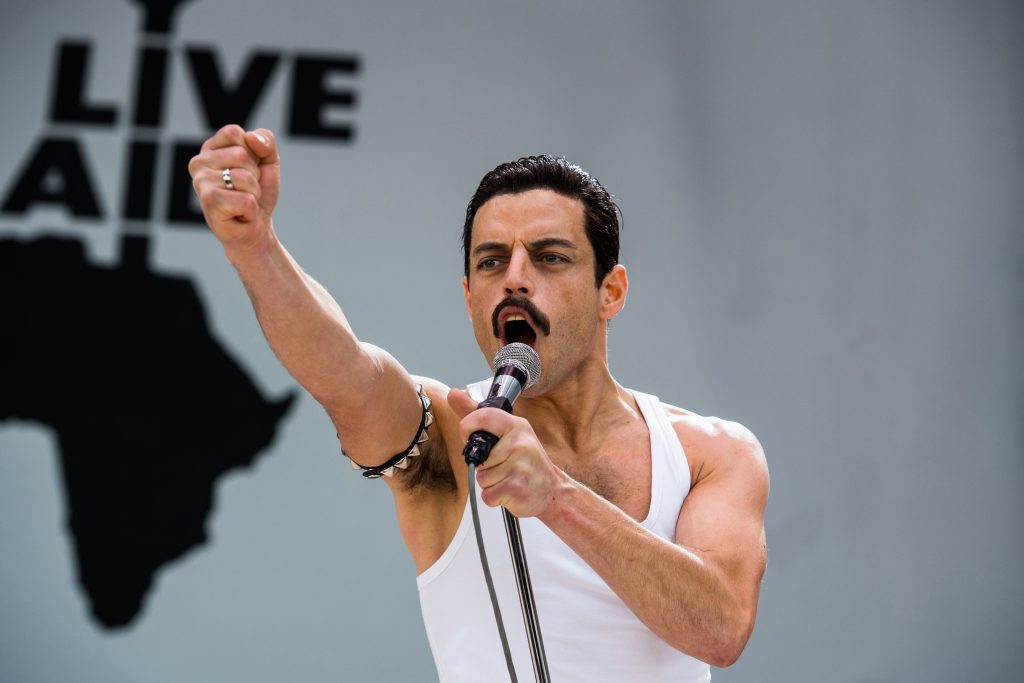 BOHEMIAN RHAPSODY Rami Malek stars as Freddie Mercury in Twentieth Century Fox’s BOHEMIAN RHAPSODY. Photo Credit: Alex Bailey.