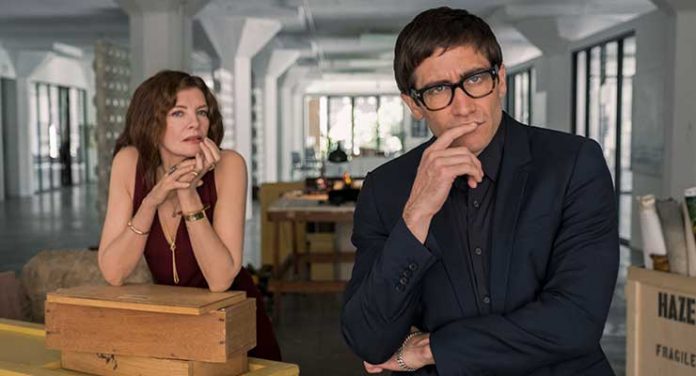 Rene Russo and Jake Gyllenhaal in Velvet Buzzsaw (2019). Photo Credit: Claudette Barius/Netflix