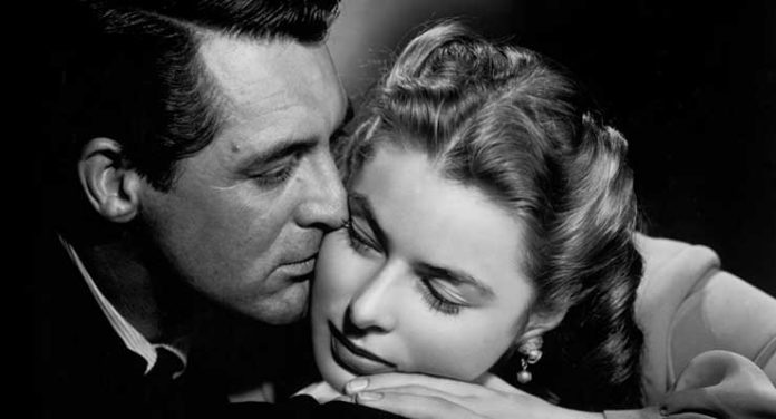 Cary Grant and Ingrid Bergman in Notorious (1946). Courtesy of The Criterion Collection