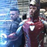 Robert Downey Jr. and Jeremy Renner in Avengers: Endgame (2019)