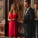 Jennifer Aniston as Audrey Spitz and Adam Sandler as Nick Spitz in MURDER MYSTERY
