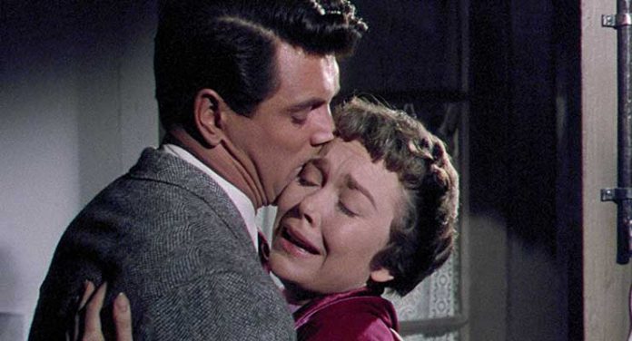 Rock Hudson and Jane Wyman in Magnificent Obsession (1954)