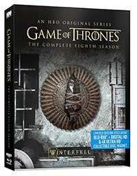Game of Thrones: Season 8 4K Ultra HD Blu-ray Steelbook Packshot
