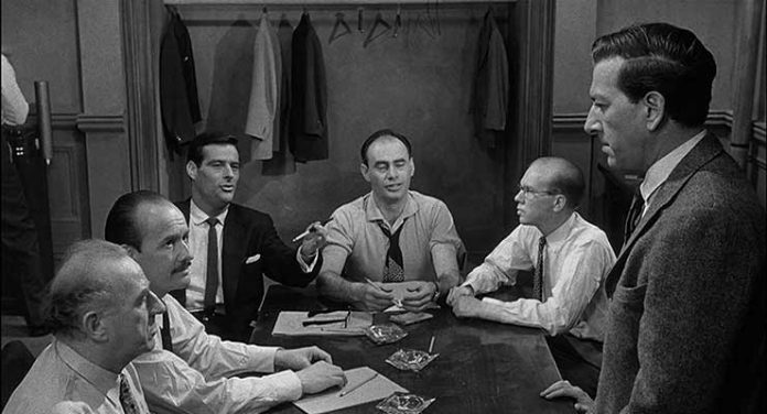 Martin Balsam, Jack Klugman, Ed Begley, John Fiedler, George Voskovec, and Robert Webber in 12 Angry Men (1957)
