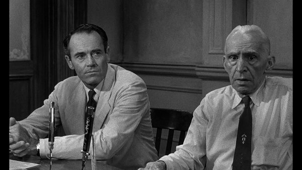 Henry Fonda and Joseph Sweeney in 12 Angry Men (1957)