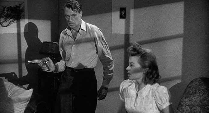 Lilli Palmer and Gary Cooper in Cloak and Dagger (1946)