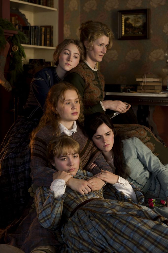 Little Women Saoirse Ronan, Laura Dern, Eliza Scanlen, Florence Pugh and Emma Watson in Greta Gerwig's LITTLE WOMEN.