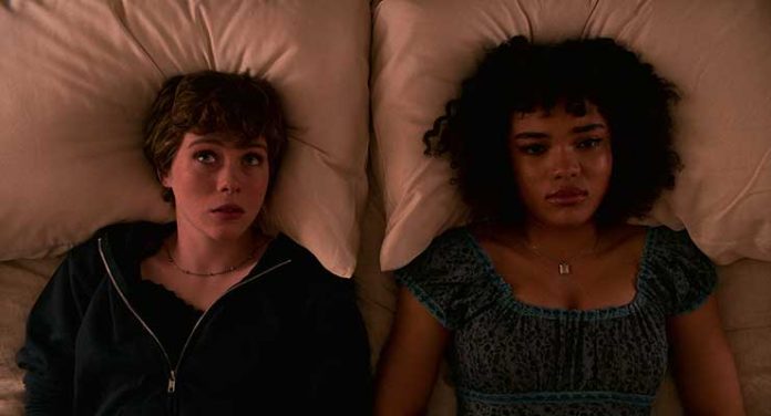 Sophia Lillis and Sofia Bryant in I Am Not Okay With This (2020)