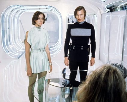 Jenny Agutter and Michael York in Logan's Run (1976)