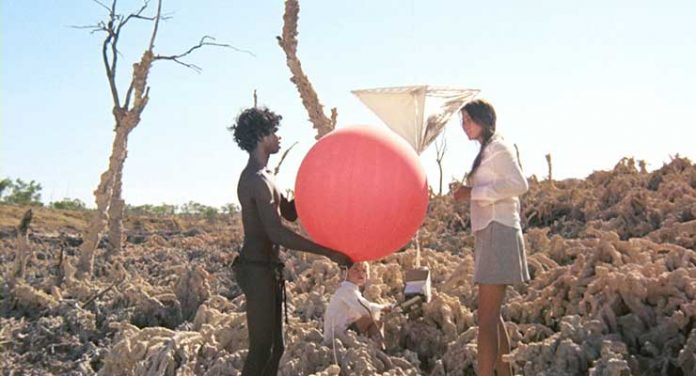 Jenny Agutter and David Gulpilil in Walkabout (1971)