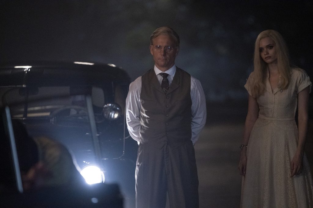 Tony Goldwyn and Abbey Lee in Lovecraft Country (2020)