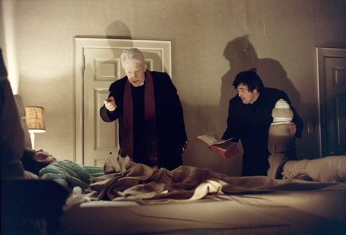Linda Blair, Max von Sydow, and Jason Miller in The Exorcist (1973)