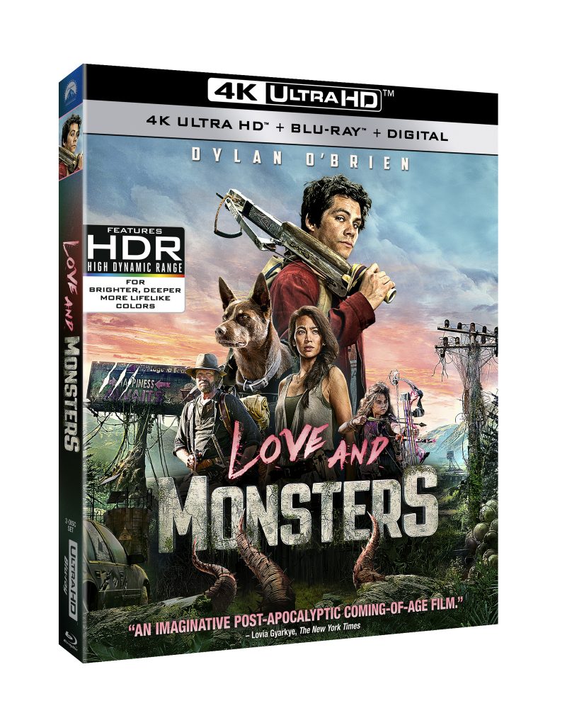 Love and Monsters 4K Ultra HD Combo (Paramount) Cover Art