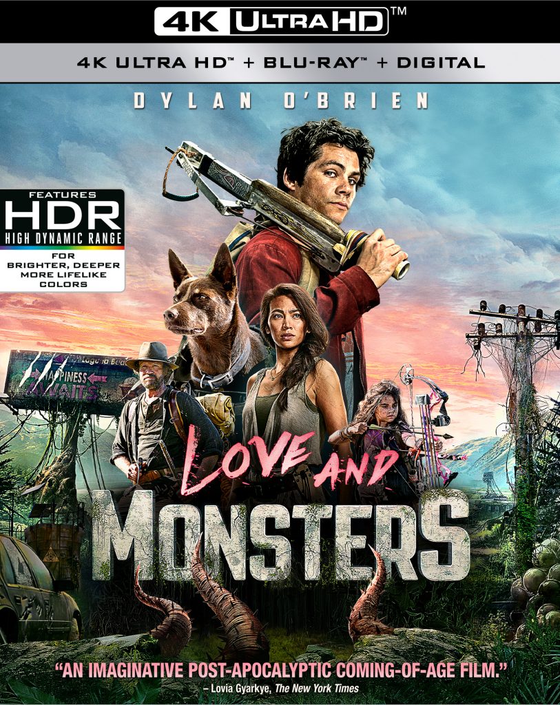 Love and Monsters 4K Ultra HD Combo (Paramount) Cover Art
