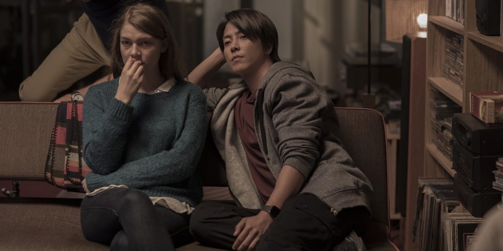 Katharine O'Donnelly and Tomohisa Yamashita in The Head (2020)