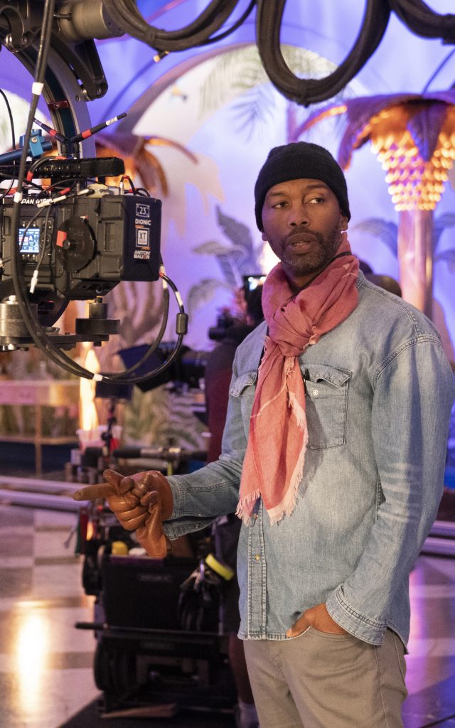 Cinematographer Joe 'Jody' Williams on the set of COMING 2 AMERICA Photo: Quantrell D. Colbert © 2020 Paramount Pictures