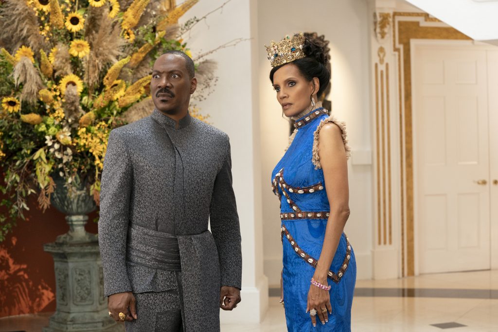 Eddie Murphy, and Shari Headley star in COMING 2 AMERICA Photo: Quantrell D. Colbert © 2020 Paramount Pictures