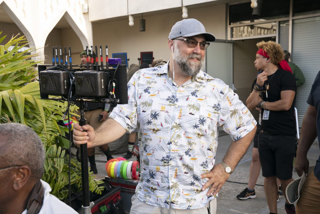 Director Craig Brewer on the set of COMING 2 AMERICA Photo: Quantrell D. Colbert © 2020 Paramount Pictures