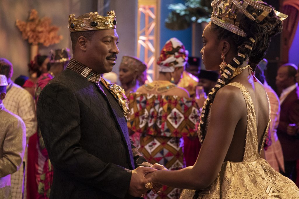 Eddie Murphy and KiKi Layne star in COMING 2 AMERICA Photo: Annette Brown © 2020 Paramount Pictures