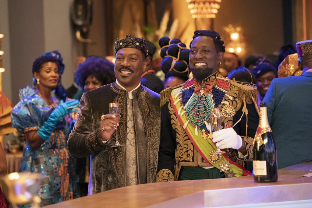 Eddie Murphy and Wesley Snipes star in COMING 2 AMERICA Photo: Quantrell D. Colbert © 2020 Paramount Pictures