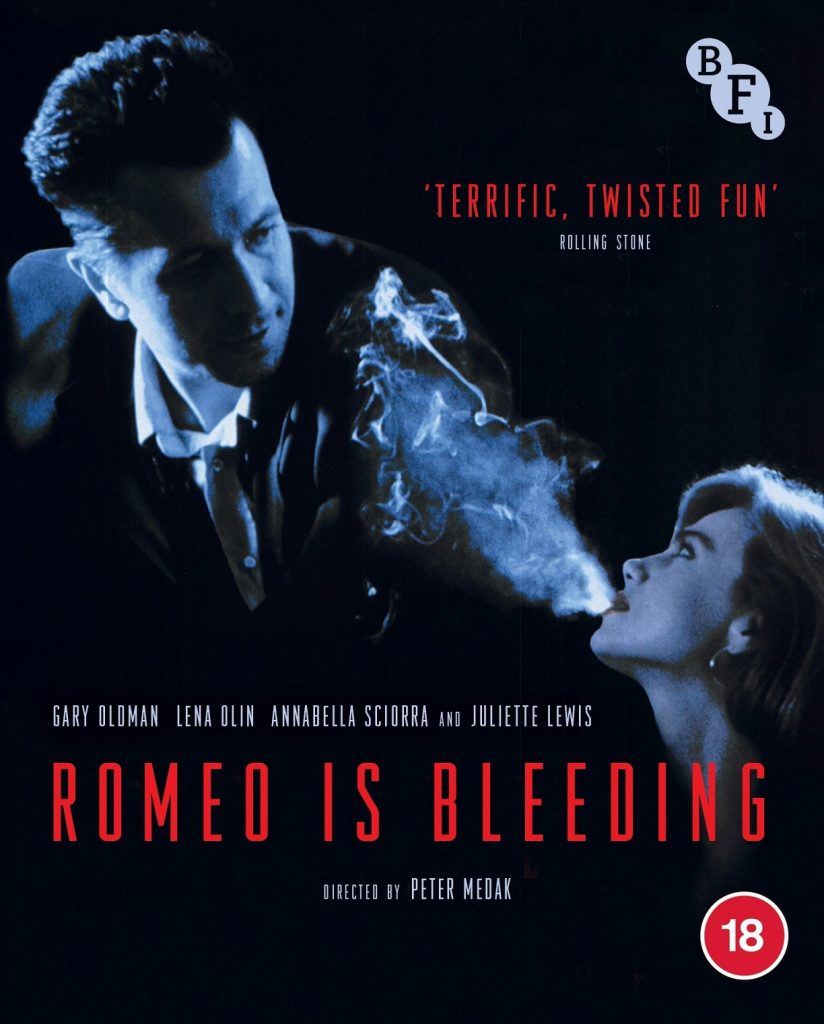 Romeo is Bleeding (BFI) Blu-ray Cover Art