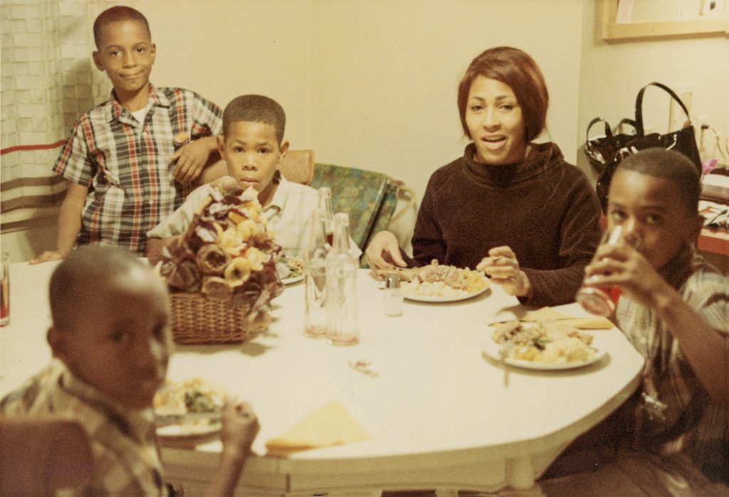 Tina Turner and her children (1967) Photo Credit: Rhonda Graam / Courtesy of HBO