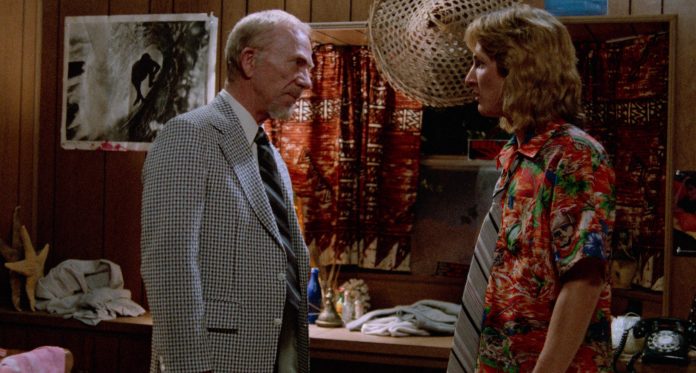 Sean Penn and Ray Walston in Fast Times at Ridgemont High (1982). Screenshot courtesy The Criterion Collection.