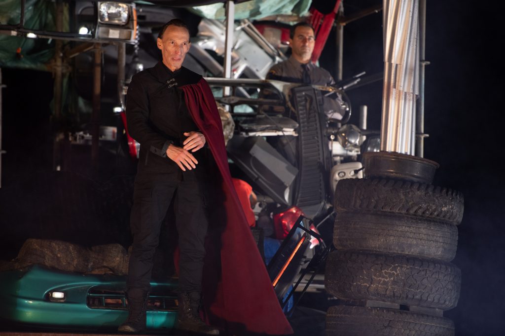 Julian Richings as 'The Emperor' in Spare Parts (2020)