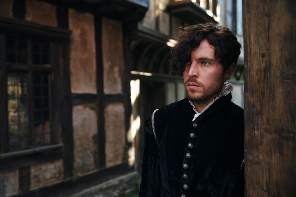 Tom Hughes as KIT MARLOWE in A Discovery of Witches Season 2. alt. 