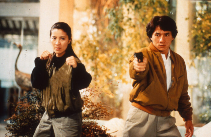 Michelle Yeoh and Jackie Chang in Police Story 3: Supercop (1992)
