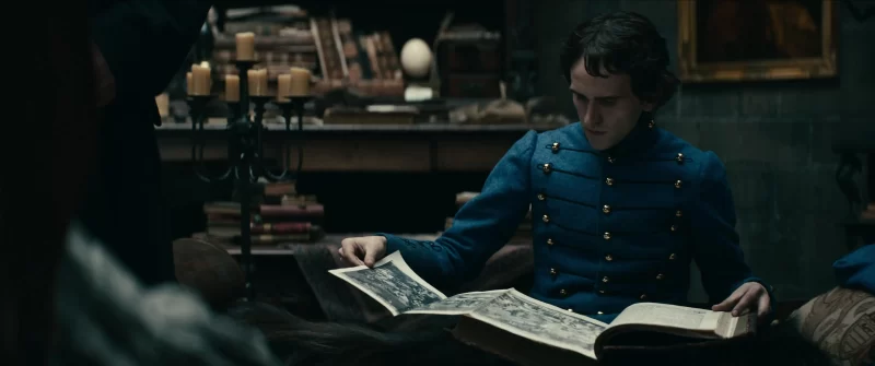 Harry Melling as Edgar Allan Poe in The Pale Blue Eye (2022)