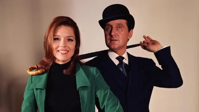 Diana Rigg and Patrick Macnee in The Avengers