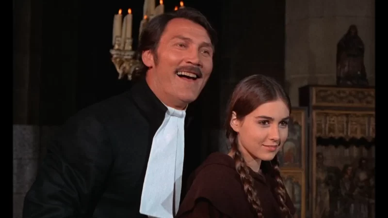 Jack Palance and Romina Power in Marquis de Sade's Justine (1969)