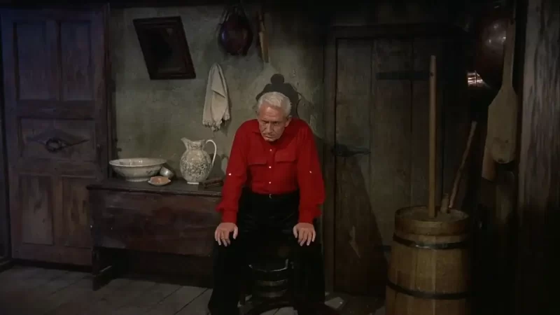 Spencer Tracy in The Mountain (1956)