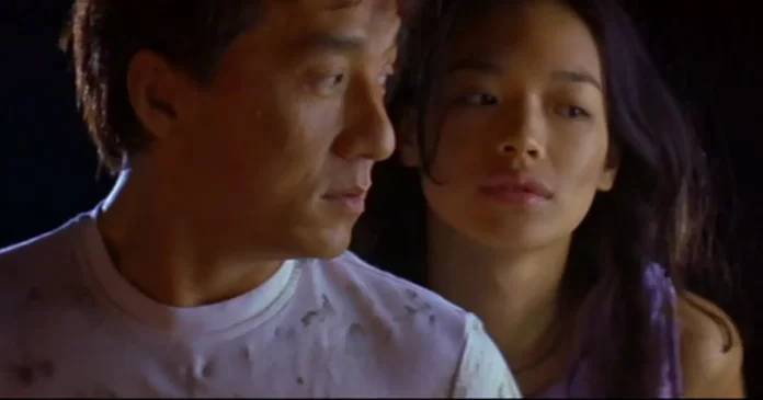 Jackie Chan and Shu Qi in Gorgeous (1999)