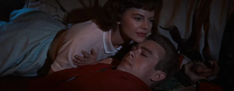 Natalie Wood and James Dean in Rebel Without a Cause (1955)