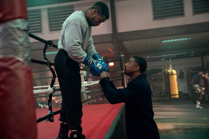 Jonathan Majors stars as Damian Anderson and Michael B. Jordan as Adonis Creed in
CREED III 
A Metro Goldwyn Mayer Pictures film
Photo credit: Eli Ade
© 2023 Metro-Goldwyn-Mayer Pictures Inc. All Rights Reserved
CREED is a trademark of Metro-Goldwyn-Mayer Studios Inc. All Rights Reserved.