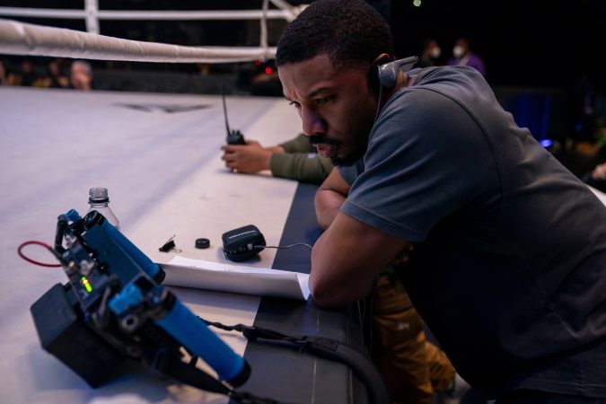 Director Michael B. Jordan on the set of his film
CREED III 
A Metro Goldwyn Mayer Pictures film
Photo credit: Eli Ade
© 2023 Metro-Goldwyn-Mayer Pictures Inc.
CREED is a trademark of Metro-Goldwyn-Mayer Studios Inc. All Rights Reserved.